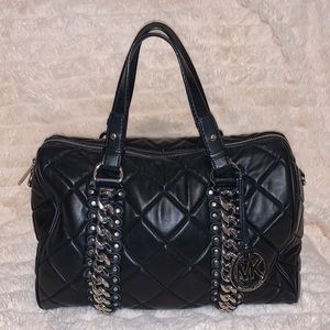 Michael Kors Black Quilted Bag